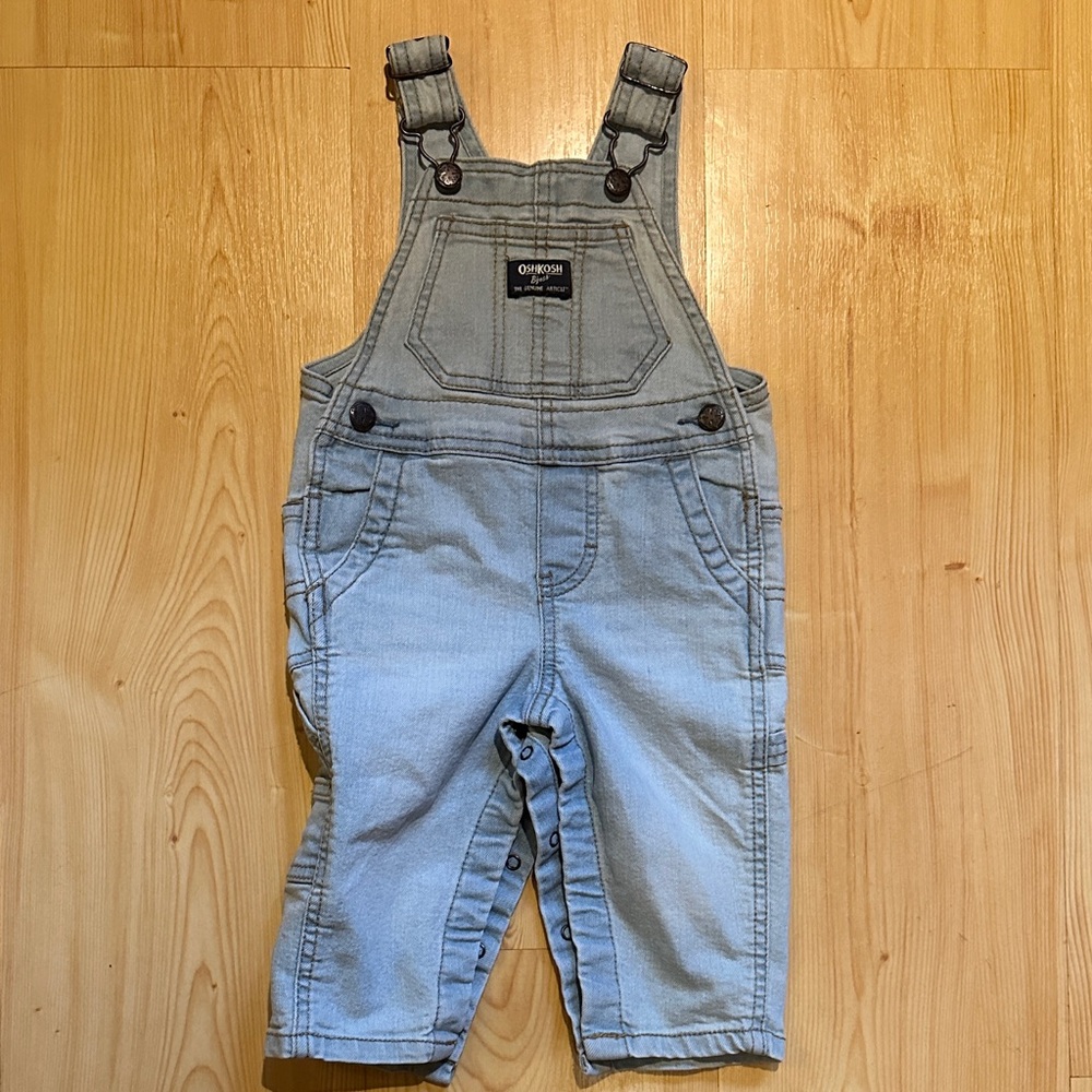 OshKosh B'gosh Light Gray Kids Overalls